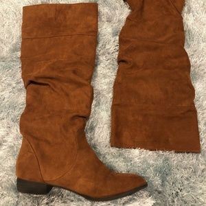 Tan Knee High Boots